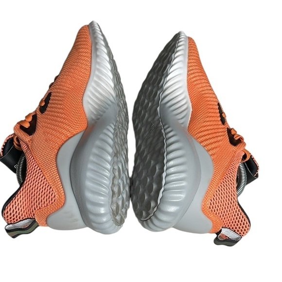Adidas Alpha Bounce 3 Sneaker SZ 9.5 Men Orange Black - Picture 5 of 8